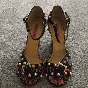 Betseyville Animal Print Heels